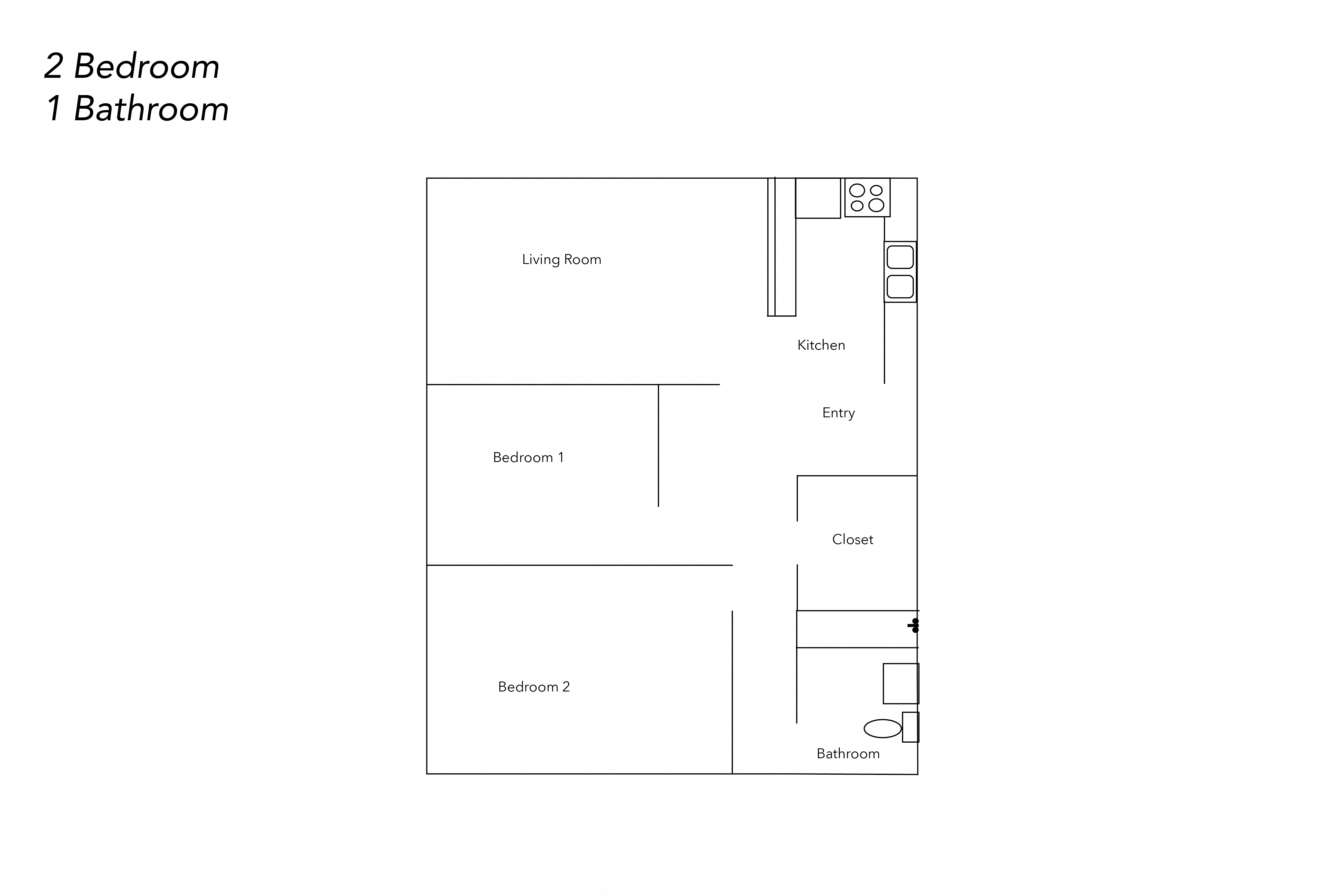 Floor Plans of Centennial Apartments in Luverne, MN